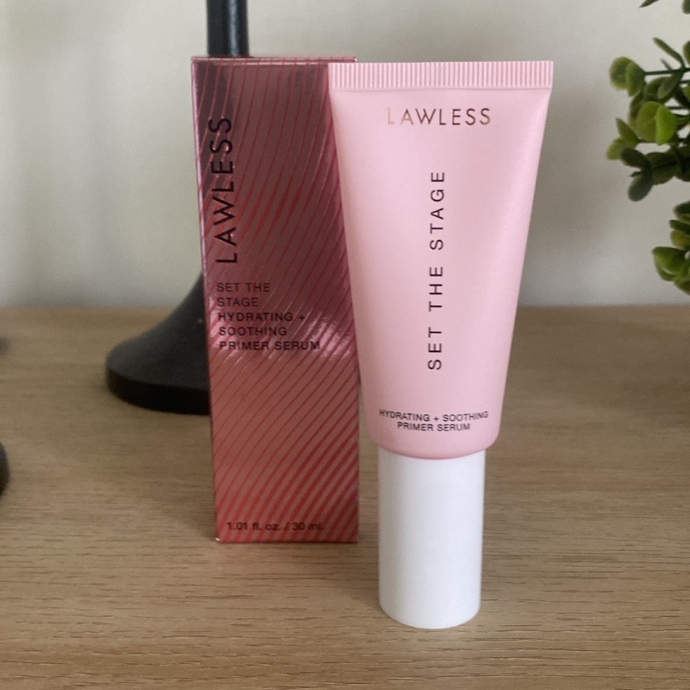 LAWLESS Set The Stage Hydrating Soothing Primer Serum Clean Beauty NWT